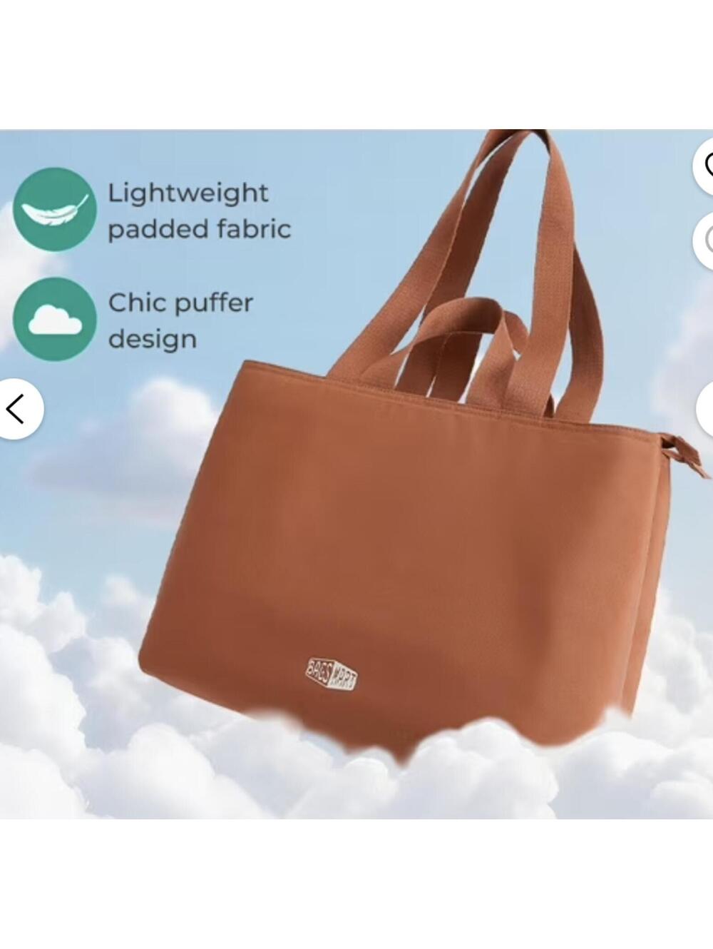 BAGSMART Halo Tote Bag for 15.6" Laptop